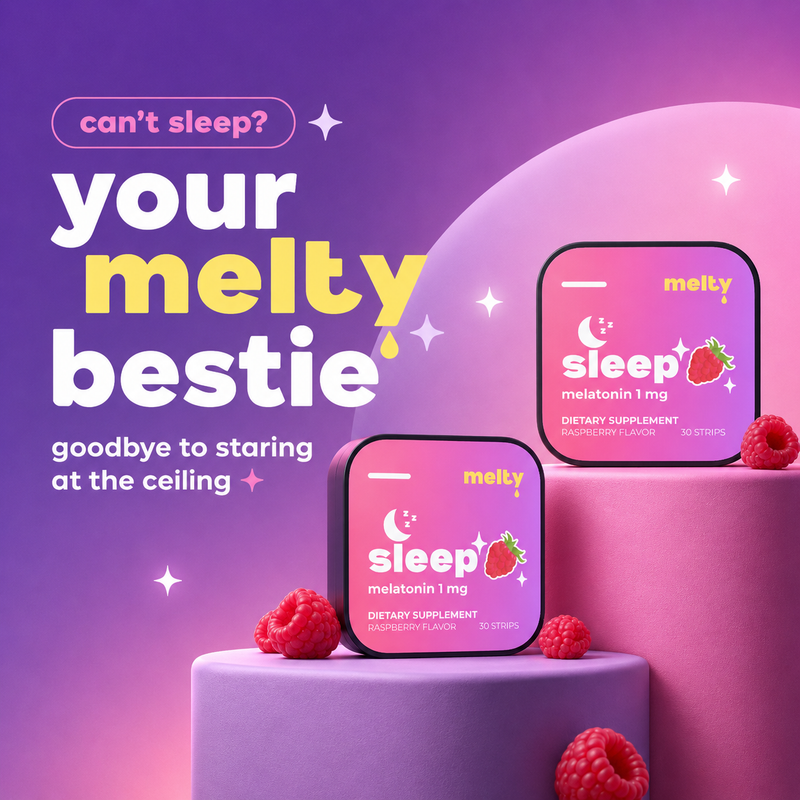Melty Sleep Strips info banner