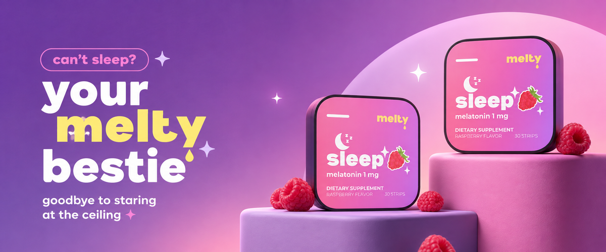 Melty Sleep Strips info banner